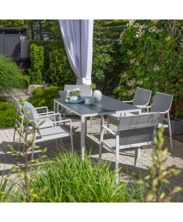 Outdoor furniture set Set mebli ogrodowych Lea white PATIO