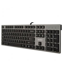A4Tech KV-300H näppäimistö Universaali USB QWERTY musta, Harmaa