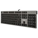 A4Tech KV-300H klaviatūra Universalus USB QWERTY Juoda, Pilka A4Tech KV-300H klaviatūra Universalus USB QWERTY Juoda, Pilka