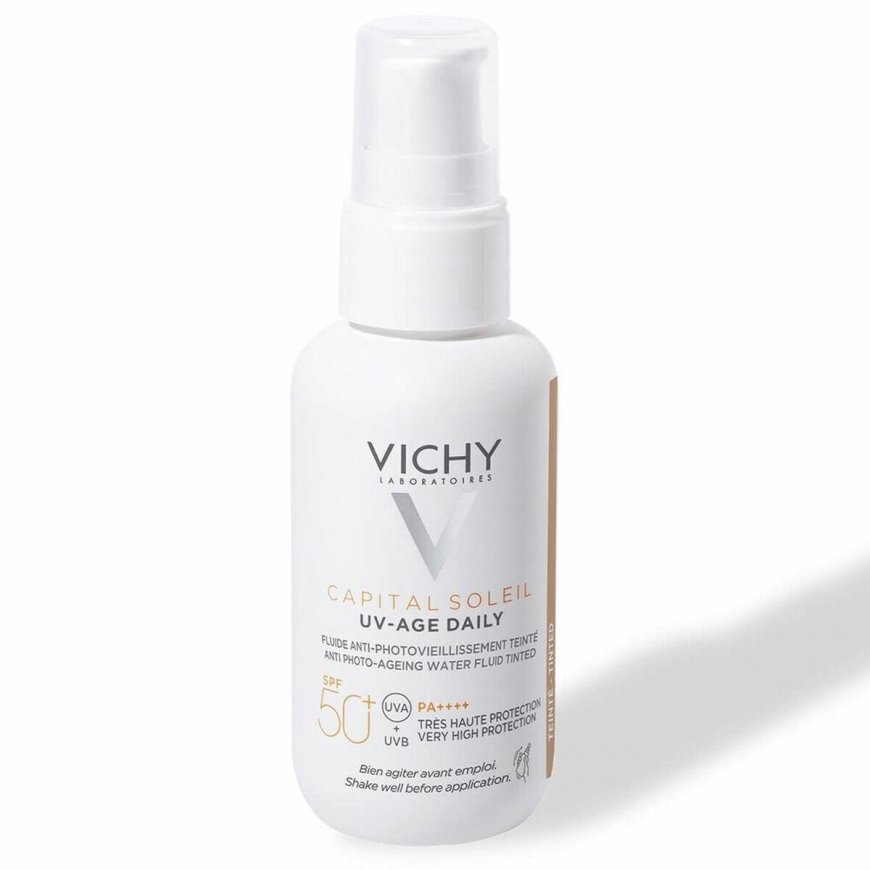 Protective face fluid from the sun Vichy Capital Soleil UV-Age Daily Tinted SPF50, 40 ml