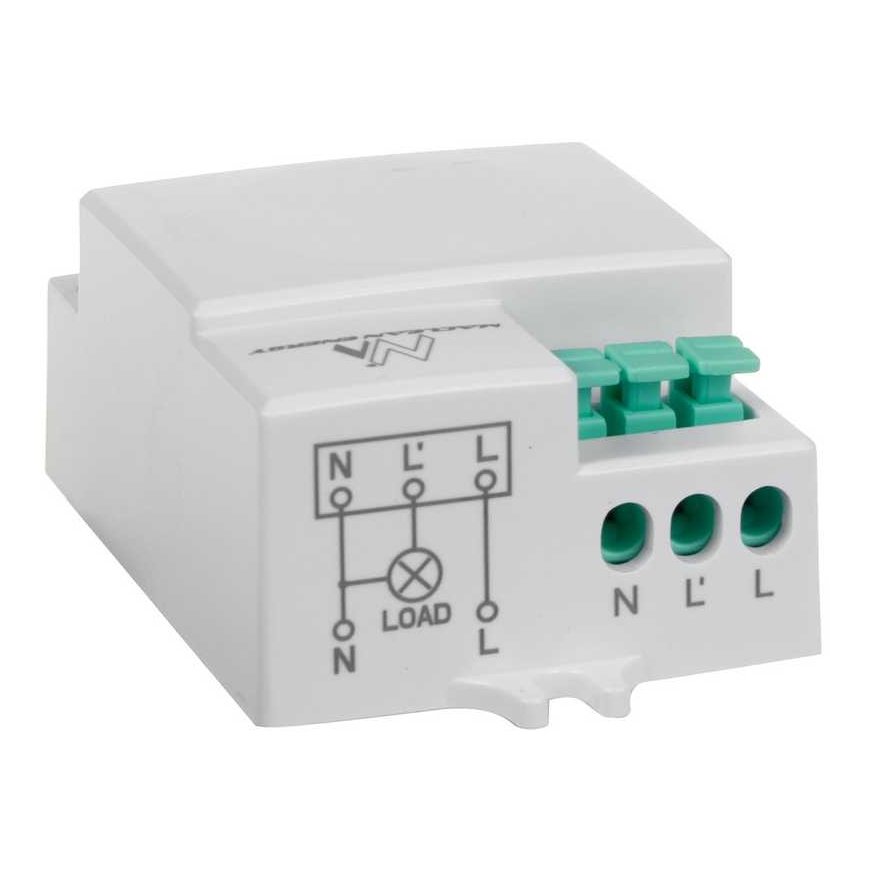 Maclean MCE316 microwave motion sensor offering a range of 8m and a maximum load of 1200W. Rated IP20, it operates at 5.8 GHz fo – 5