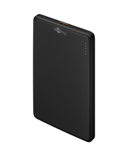 Goobay Magnetic Wireless Power Bank | 70182 | 5000 mAh | USB-C | Juodas