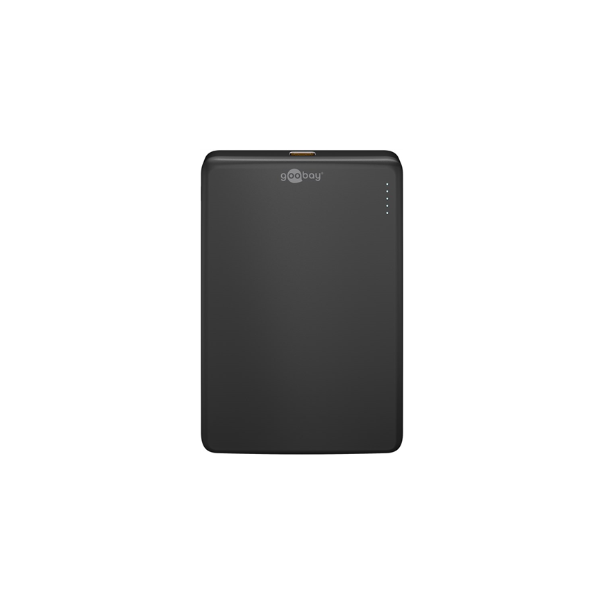 Goobay Magnetic Wireless Power Bank | 70182 | 5000 mAh | USB-C | Black – 4