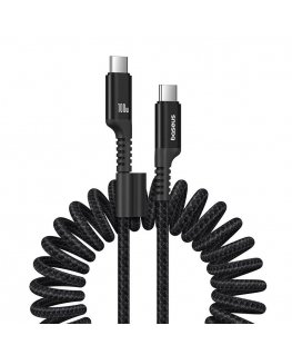Fast Charging Cable USB-C to USB-C Baseus Fish-Eye 100W, 1m (black)