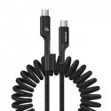 Fast Charging Cable USB-C to USB-C Baseus Fish-Eye 100W, 1m (black) Fast Charging Cable USB-C to USB-C Baseus Fish-Eye 100W, 1m (black)
