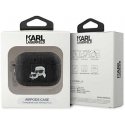 Case Karl Lagerfeld KLAP2PGKCPK AirPods Pro 2 (2022/2023) cover black/black Monogram Karl & Choupette Head