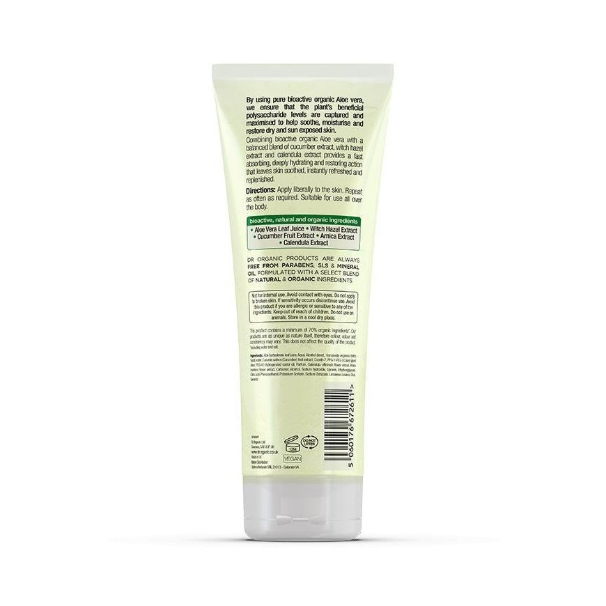 Dr Organic Aloe Vera 200 ml Dušas želeja Abiem dzimumiem Korpuss – 2