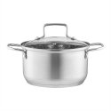 Pot steel with lid Hugo 22 cm AMBITION