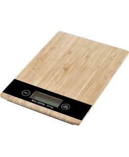 Kitchen scales bambusowa Natural 23 x 16 cm AMBITION