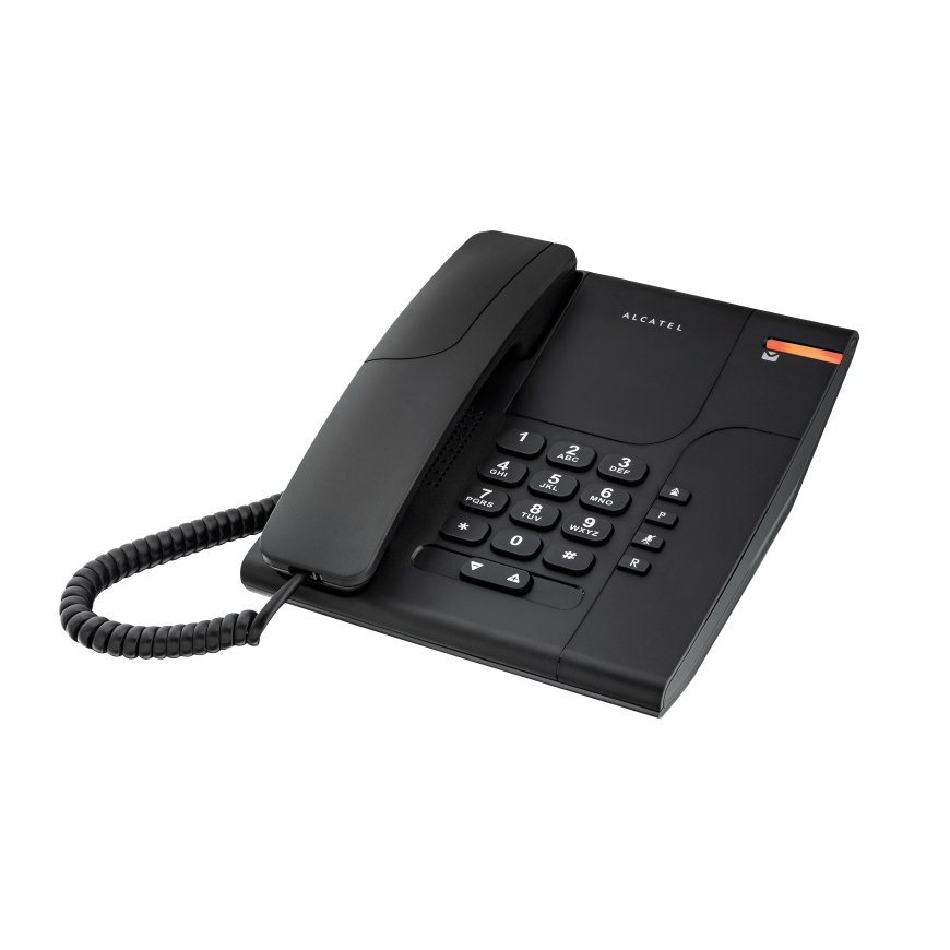Alcatel Temporis 180 Analogais/DECT telefons Melns