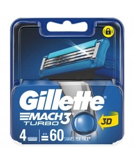 Gillette Mach 3 Turbo 4pcs