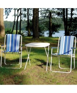 Tourist table 70 x 53 cm white PATIO
