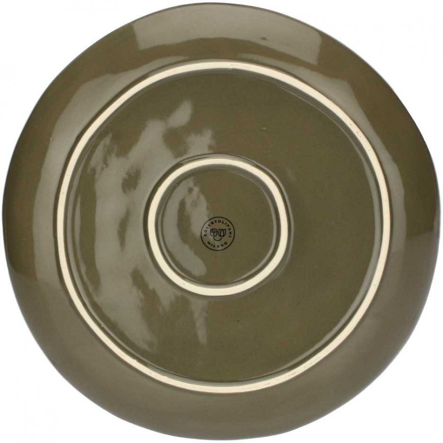 Rose&Tulipani Set of 4 talerzy obiadowych Concerto Grigio Tortora - Dark brown, 27 cm – 3