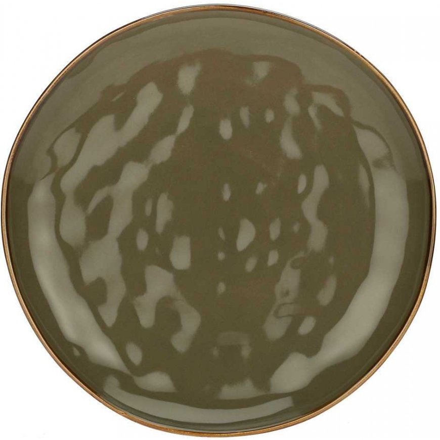 Rose&Tulipani Set of 4 talerzy obiadowych Concerto Grigio Tortora - Dark brown, 27 cm – 4