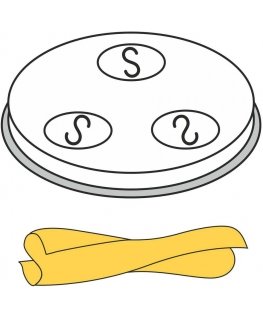 CASERECCE household pasta strainer tip 5 holes 9x5 mm MPF2.5/4 - Hendi 229378