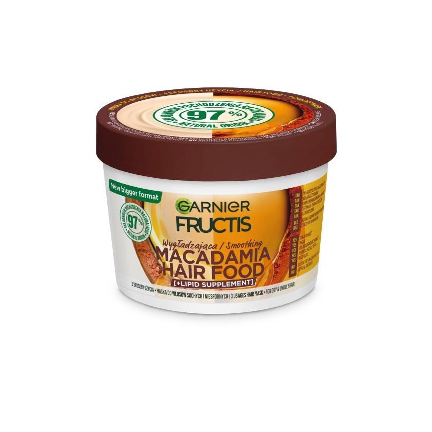 Garnier GAR FRUCTIS HAIR FOOD Mask d/wł.400ml Macadamia&
