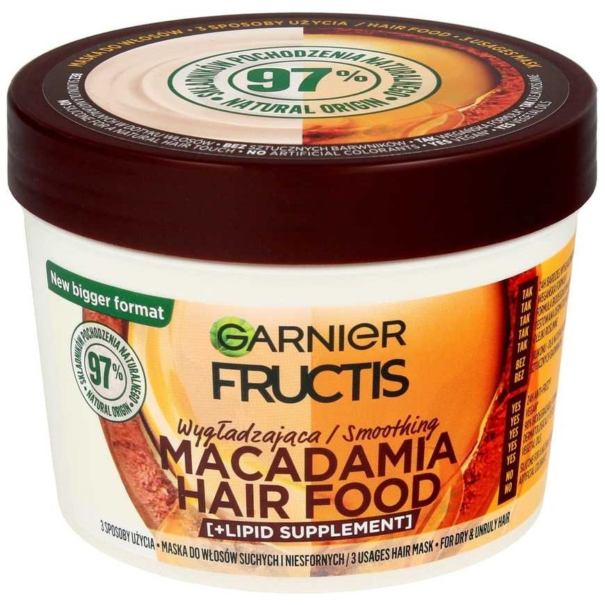 Garnier GAR FRUCTIS HAIR FOOD Maska d/wł.400ml Macadamia& – 3