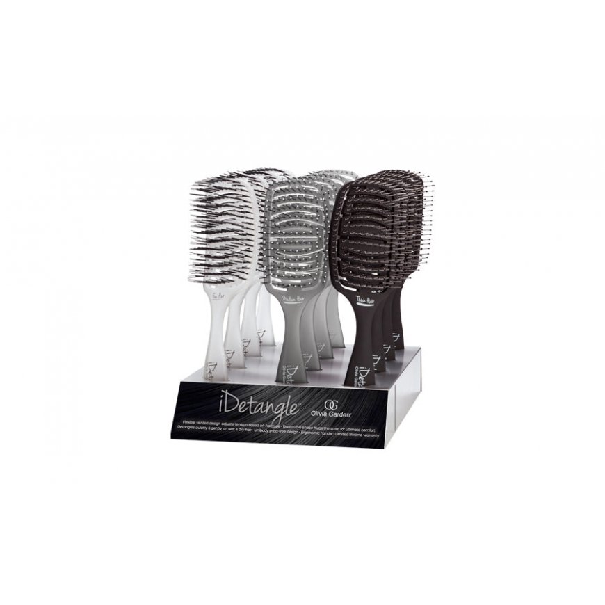 Olivia Garden iDetangle Fine Hair - for fine and extended hair