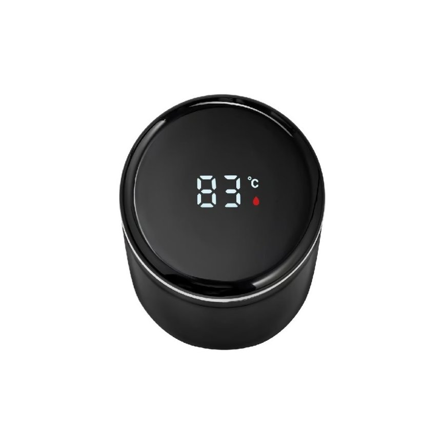 AMBITION bottle termiczna ze stali naznezno Indi 420 ml black
