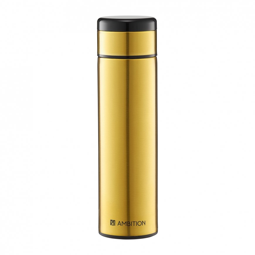 AMBITION bottle termiczna ze stali naznezno Indi 420 ml black – 2