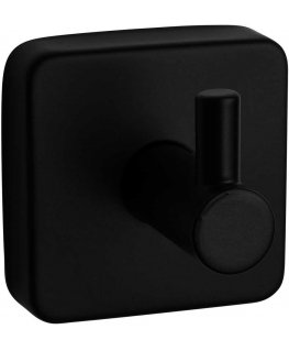 Towel hook Kapitan QUATTRO 42 09 55, black matte