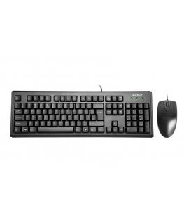 Klaviatuur, klaviatuurikomplekt + membraanhiir A4 TECH A4TKLA43774 (USB 2.0 must optiline)