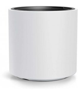 Donica ogrodowa with insert Heos 46.8 x 46.8 x 45 cm white PROSPERPLAST