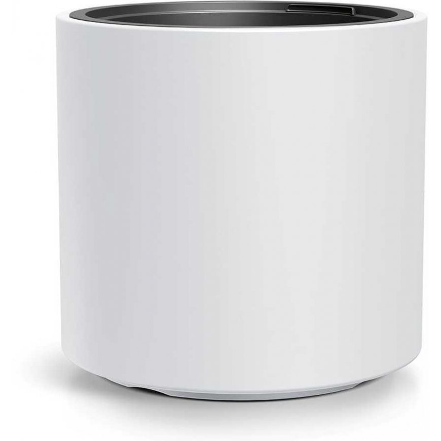 Donica ogrodowa su wkładem Heos 46,8 x 46,8 x 45 cm balta PROSPERPLAST