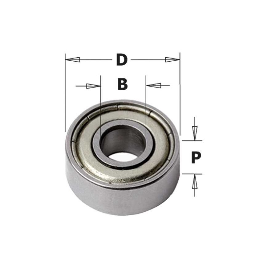 Support bearing CMT 791.022.00 13x5x3.2 mm