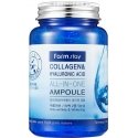 Ampułka do twarzy su koleganem i kwasem hialuronowym FARMSTAY COLLAGEN, 250 ml