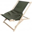 Gozo Comfort khaki PATIO sodo wooden deckchair Gozo Comfort khaki PATIO sodo wooden deckchair
