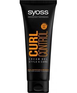 Cream-gel Syoss Curl Control Crem Gel, for shaping curly hair, 250 ml