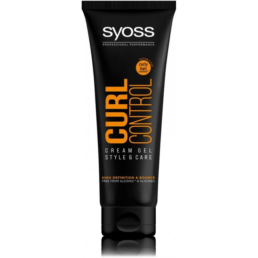Cream-gel Syoss Curl Control Crem Gel, for shaping curly hair, 250 ml – 3