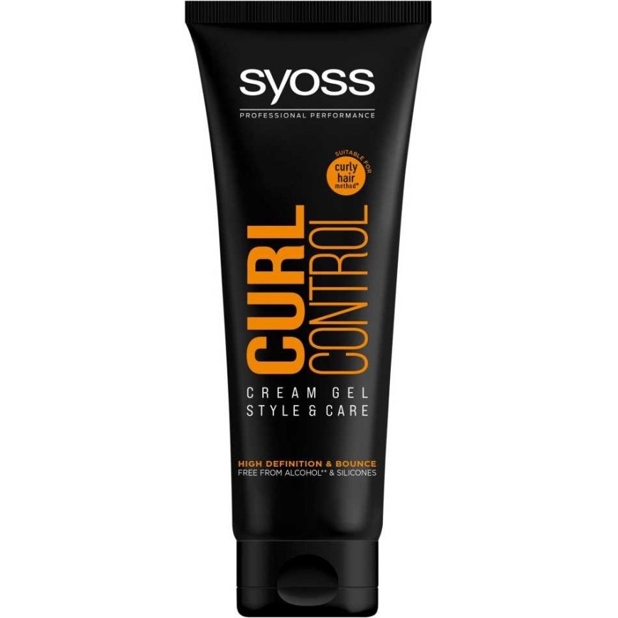 Kremas-gelis Syoss Curl Control Crem Gel, garbanotiems plaukams formuoti, 250 ml – 4