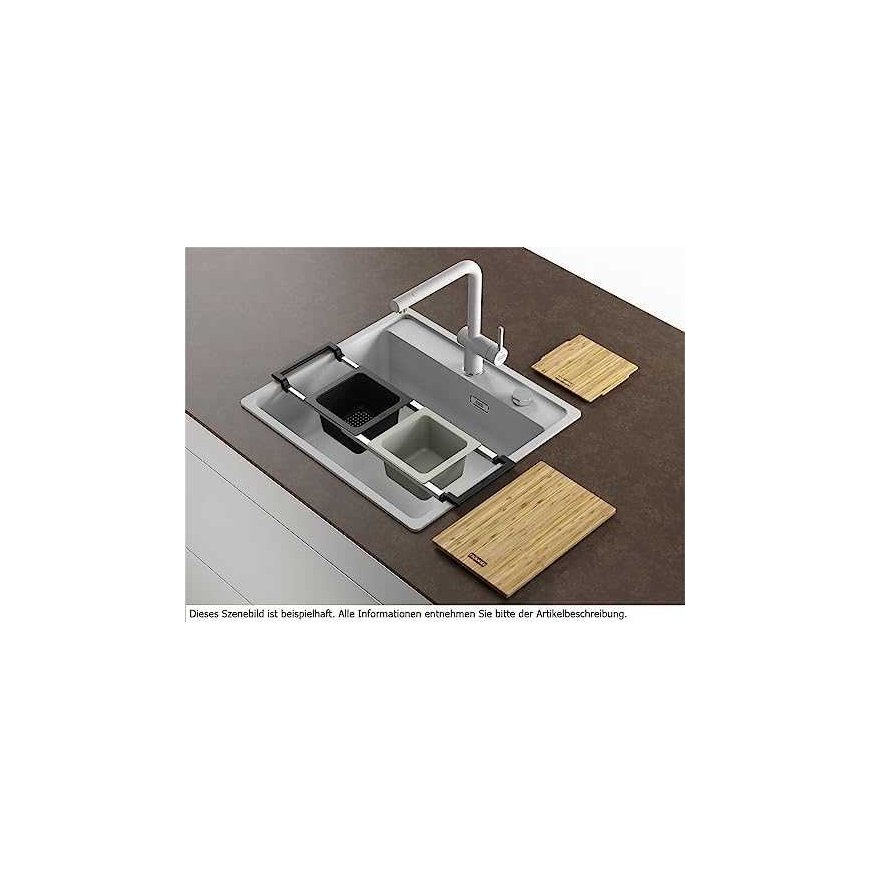 Kitchen sink Franke Maris MRG 610-52, black matte, 114.0658.586 – 2