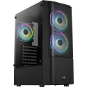 Aerocool Quantum Mesh Midi Tower Melns Aerocool Quantum Mesh Midi Tower Melns