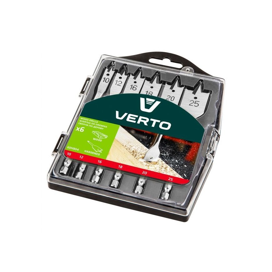 Verto 60H804 poranterä Talttapäinen poranterä 6 kpl