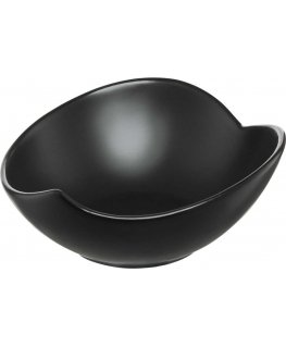 Salaterka Salsa Liść 21,5 cm juoda AMBITION