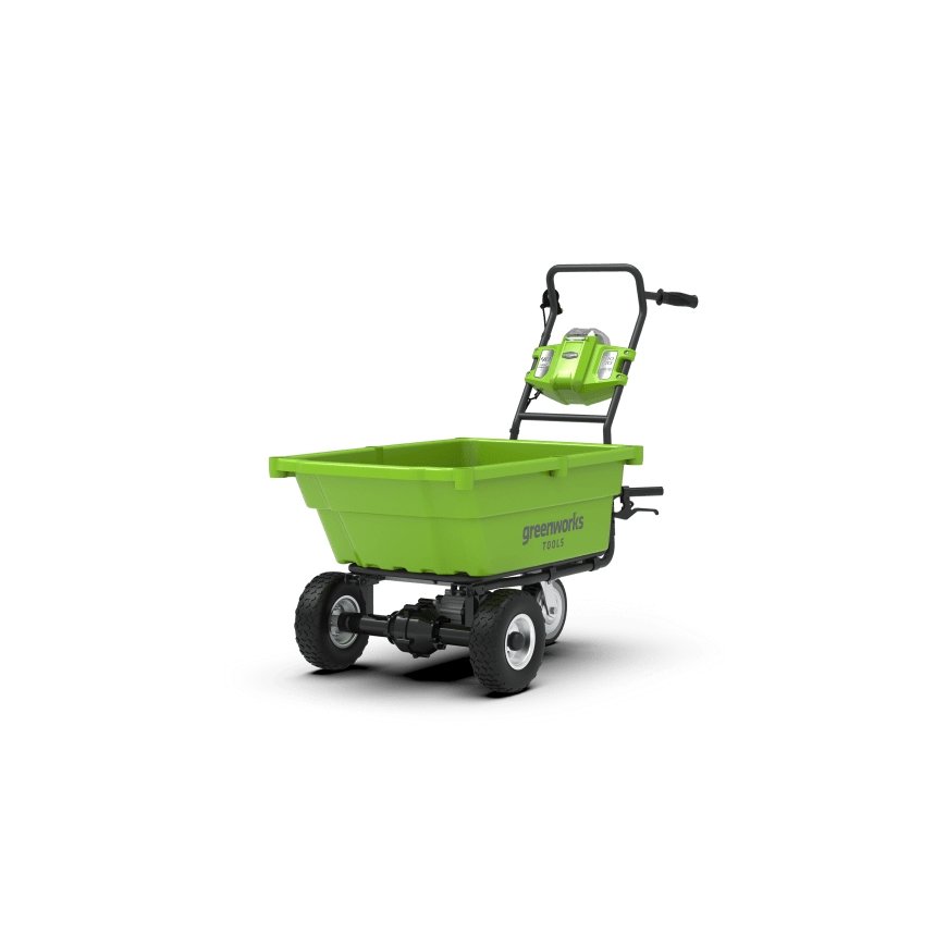 Greenworks G40GC Motorised wheelbarrow