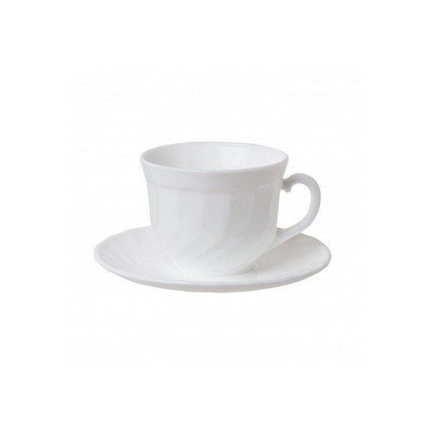 Luminarc Cups with saucers 220ml TRIANON 6pcs