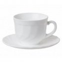 Luminarc Cups with saucers 220ml TRIANON 6pcs