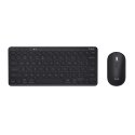 Trust Lyra klaviatūra Pelė įskaityta Biuras USB + RF Wireless + Bluetooth QWERTY Šiaurės šalių Juoda