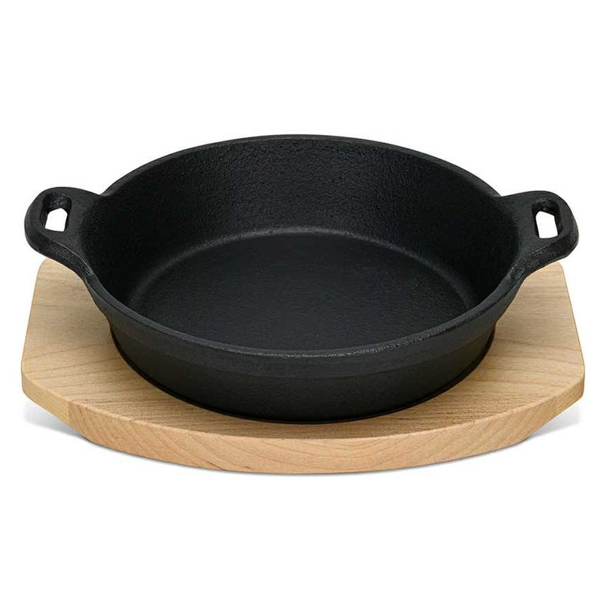 Fissman Ketaus keptuvė 18 cm ant medinio stovo