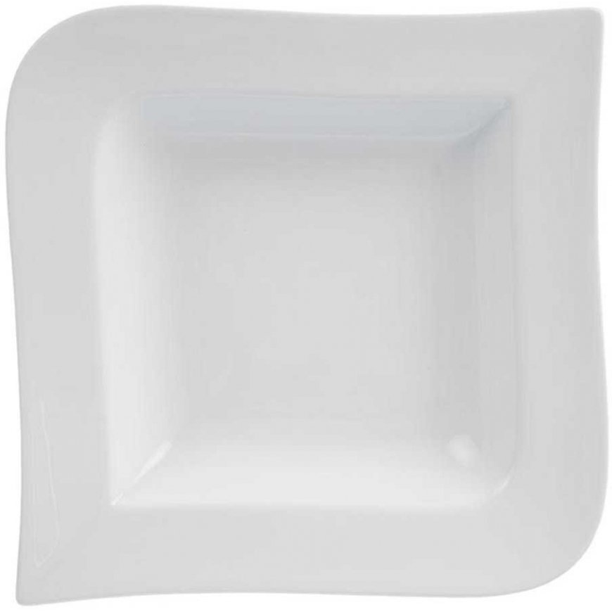 Wave soup plate 22 x 22 cm AMBITION