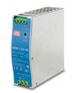 PLANET PWR-120-48 maitinimo blokas 120 W Mėlyna, Pilka