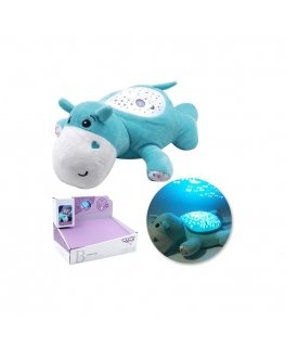 Woopie Funmuch plush hippo with lullabies and projector