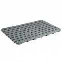 Shower tray 80x50cm grey