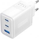 Wall charger, Vention, FERW0-EU, 2xUSB-C, USB-A, 65W/65W/30W, GaN (white) Wall charger, Vention, FERW0-EU, 2xUSB-C, USB-A, 65W/65W/30W, GaN (white)
