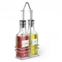 Fissman Set of bottles for oil and vinegar on a tray 150 ml (glass) Fissman Set of bottles for oil and vinegar on a tray 150 ml (glass)