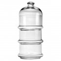 Pojemnik / Słój glass 3 poziomowy Villa Patisserie 26.1 cm PASABAHCE Pojemnik / Słój glass 3 poziomowy Villa Patisserie 26.1 cm PASABAHCE